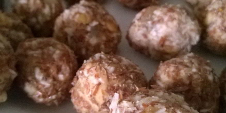 Рецепт полезных конфет с бананом