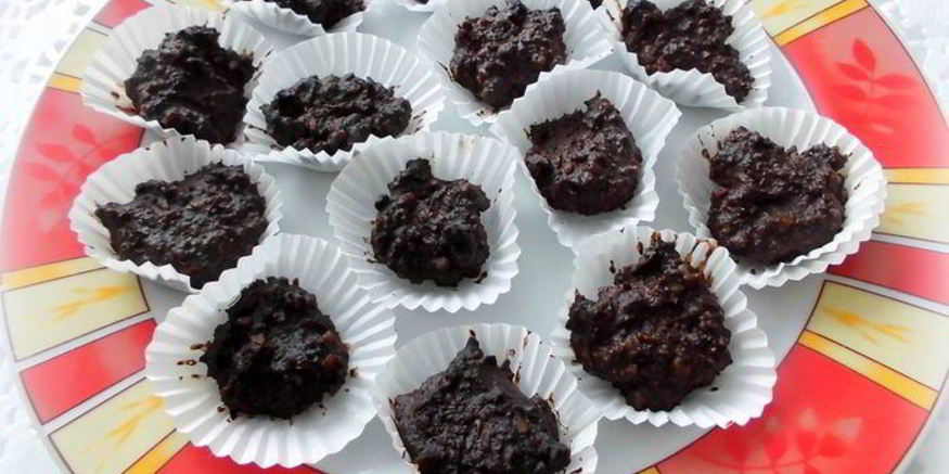 Рецепт шоколадна-ореховых конфеты