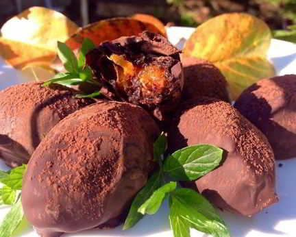 Шоколадные конфеты с черносливом