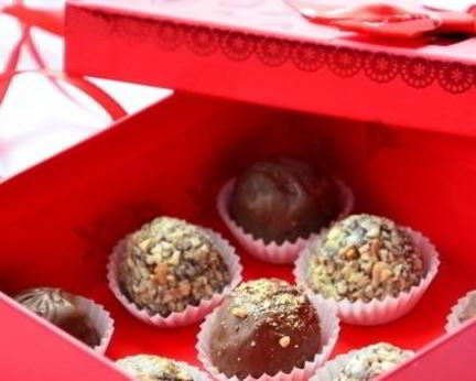 Шоколадные конфеты с фундуком