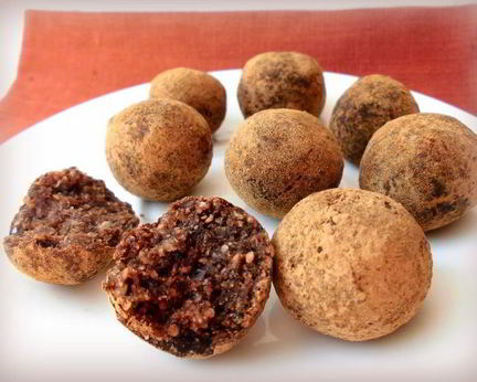 Сыроедческие конфеты с кэробом