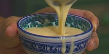 баварский крем с ягодным соусом