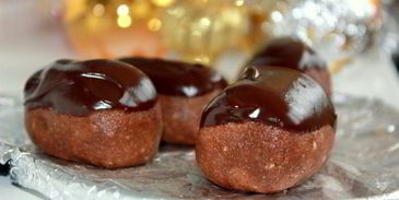 бисквитная картошка с шоколадным кремом