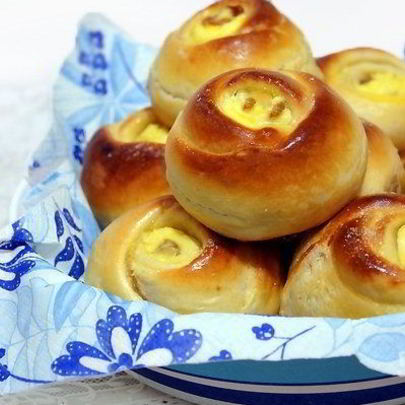 Булочки с творожным кремом