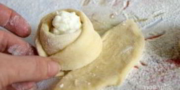 булочки с творожным кремом