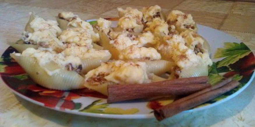 Рецепт десертных ракушек с кремом