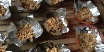 корзиночки из песочного теста с заварным кремом