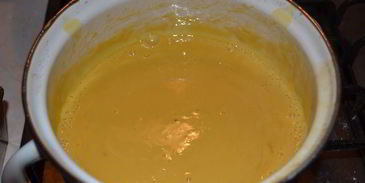 крем-карамель с ирисками