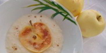 крем яблочный со сливками