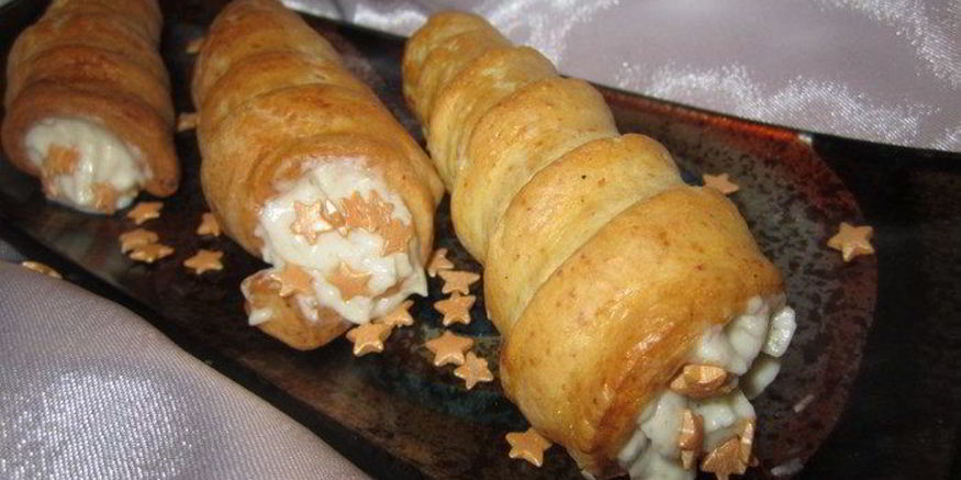 Рецепт трубочек с ореховым кремом