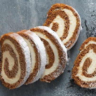 Тыквенный рулет с кремом