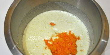 тыквенный рулет со сливочным кремом и карамельными яблочками