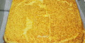 тыквенный рулет со сливочным кремом и карамельными яблочками