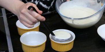 заварной крем с кускусом