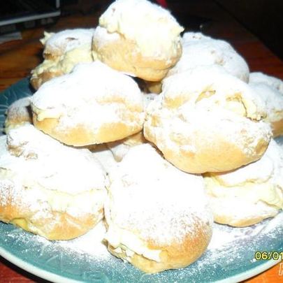 Заварные булочки с кремом