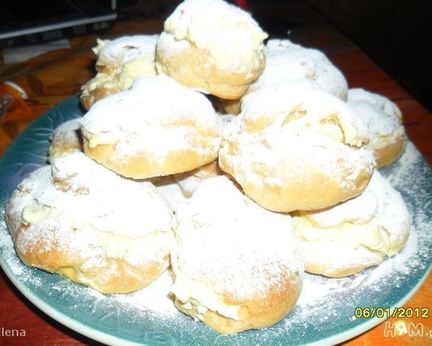 Заварные булочки с кремом