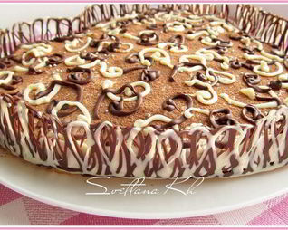 Лимонно-шоколадный десерт без выпечки