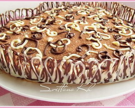 Лимонно-шоколадный десерт без выпечки