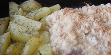 лососевый крамбл