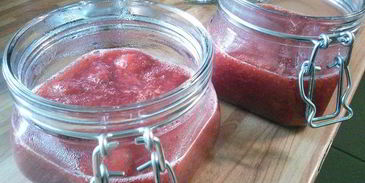 клубнично-ревеневый мармелад