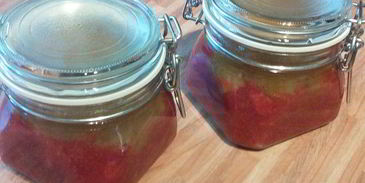 клубнично-ревеневый мармелад