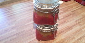 клубнично-ревеневый мармелад