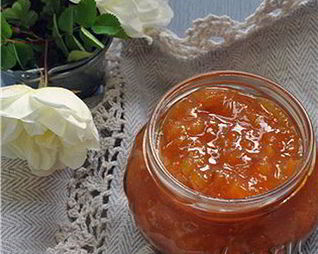 Мармелад из ревеня с курагой и морковью