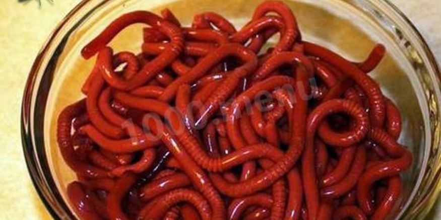 Рецепт мармеладных червячков