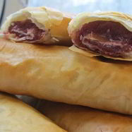 Рецепт Рулетиков из теста фило с мармеладом