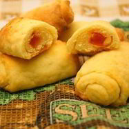 Рецепт Творожных трубочек с мармеладом