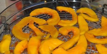 тыквенные дольки с мармеладом