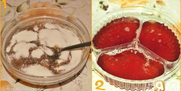 тыквенные дольки с мармеладом