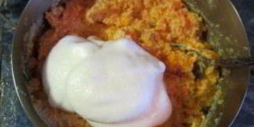 морковно-творожный пудинг