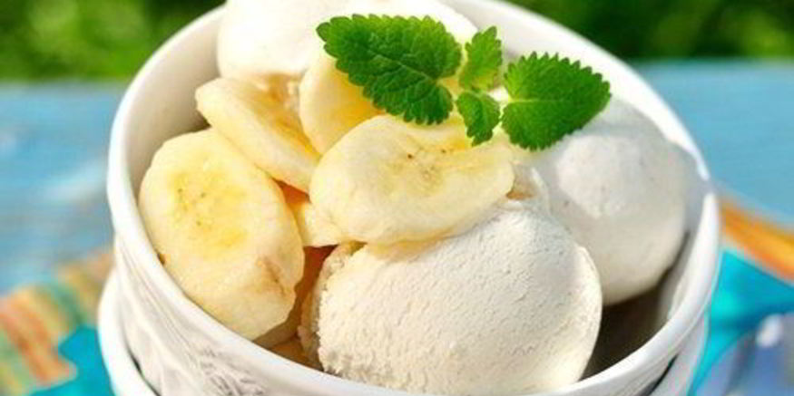 Рецепт быстрого бананового мороженого