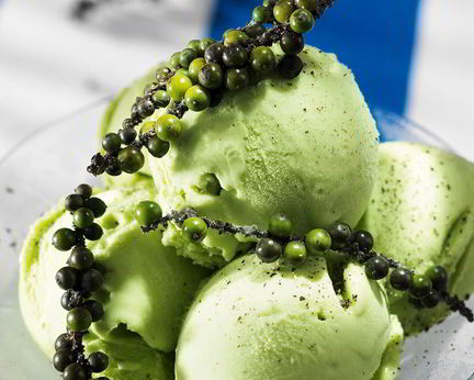 Фисташковое мороженое