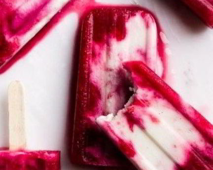 Кокосовое мороженое с апельсином