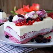 Рецепт Мороженого из маскарпоне и черной смородины