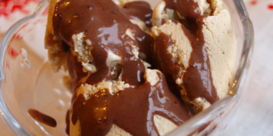 Рецепт мороженого медово-лимонного с орехами