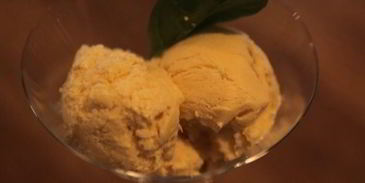 мороженое с базиликом и лимоном