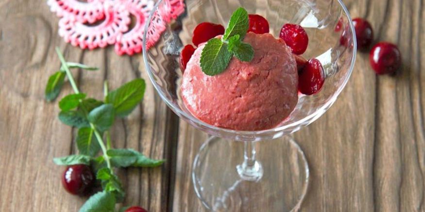 Рецепт мороженого вишенка