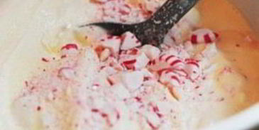 мятно-ванильное сливочное мороженое