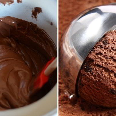 Шоколадное мороженое