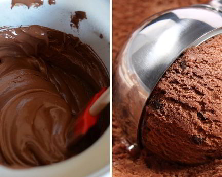 Шоколадное мороженое