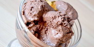 шоколадное мороженое