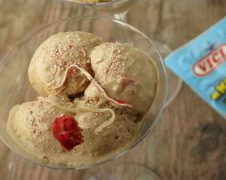 Соленое мороженое с крабовыми палочками