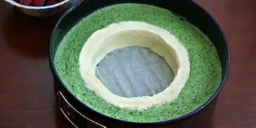 торт-мороженое арбуз