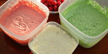 торт-мороженое арбуз