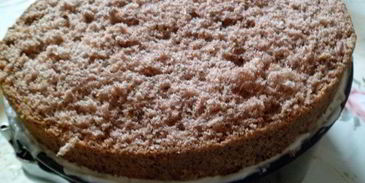 торт-мороженое малиново-розовая симфония