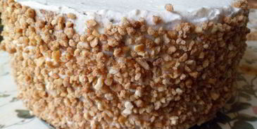 торт-мороженое малиново-розовая симфония