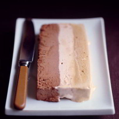 Торт-мороженое с каштанами